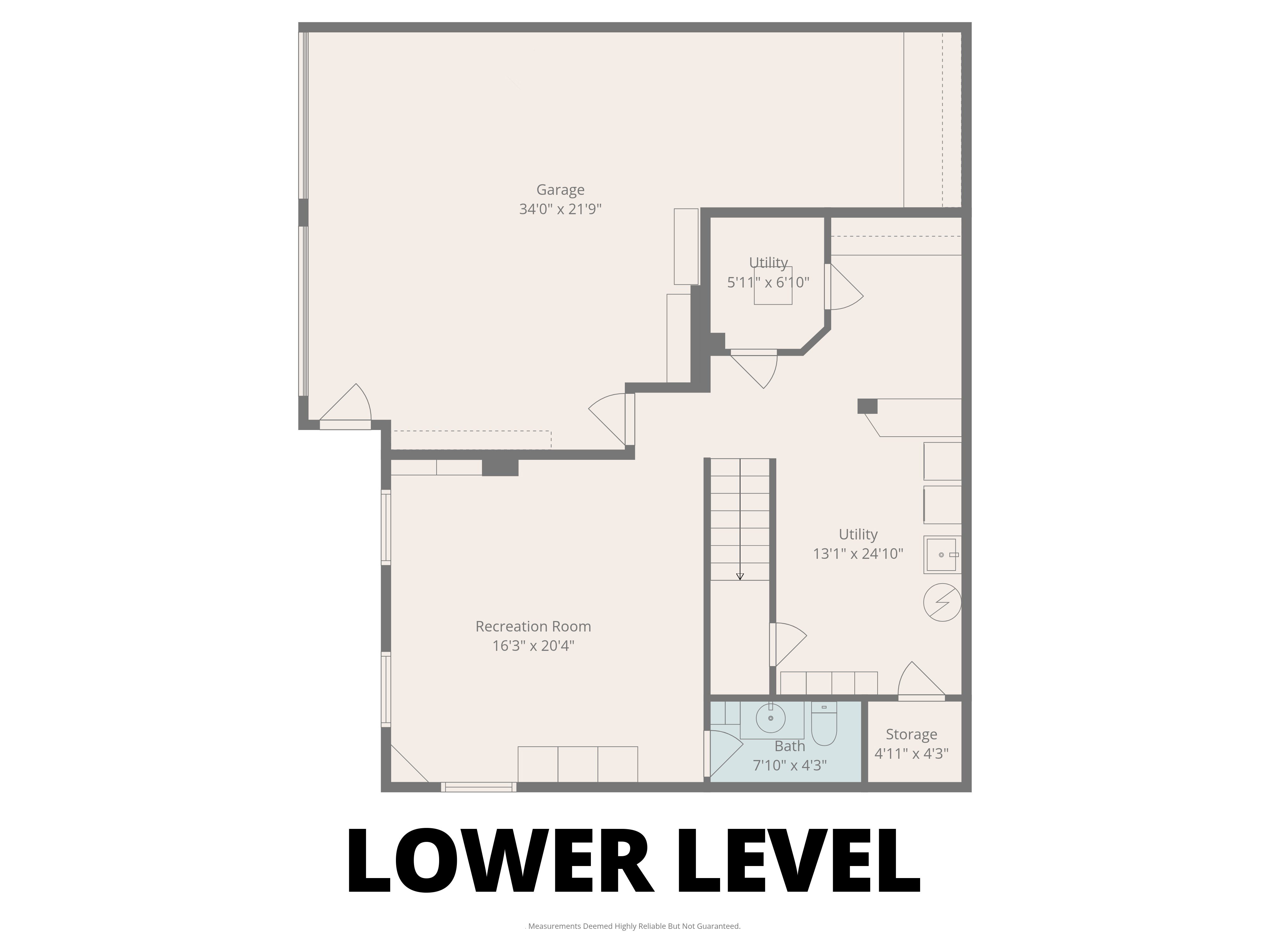 Lower floor plan of 14401 Warden Avenue, Whitchurch-Stouffville