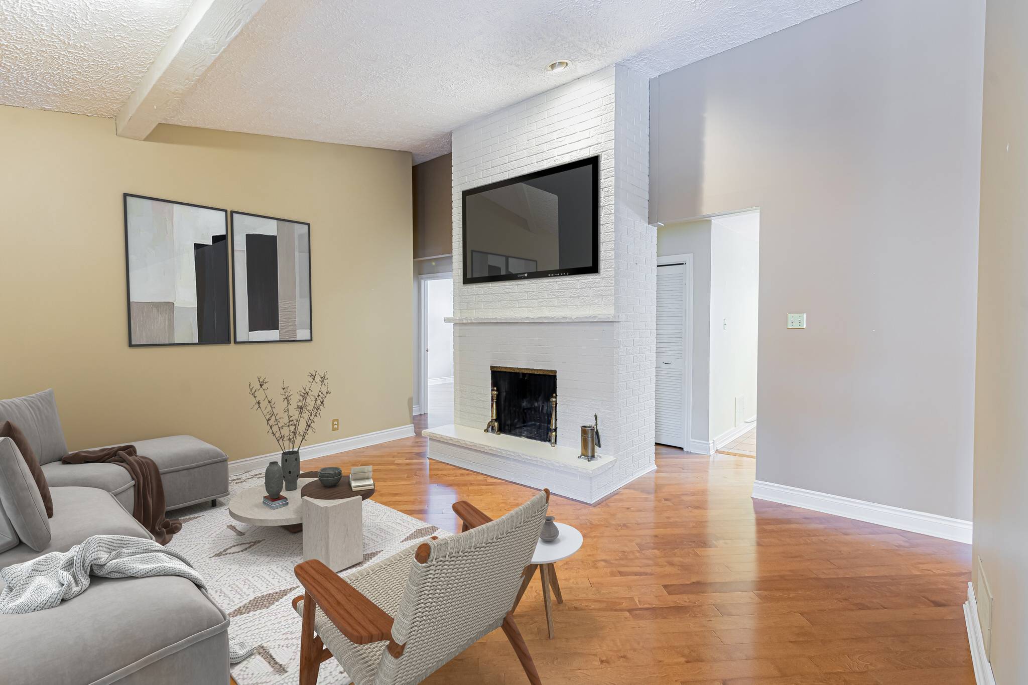 Floor to Ceiling Fireplace at 14401 Warden Avenue, Whitchurch-Stouffville