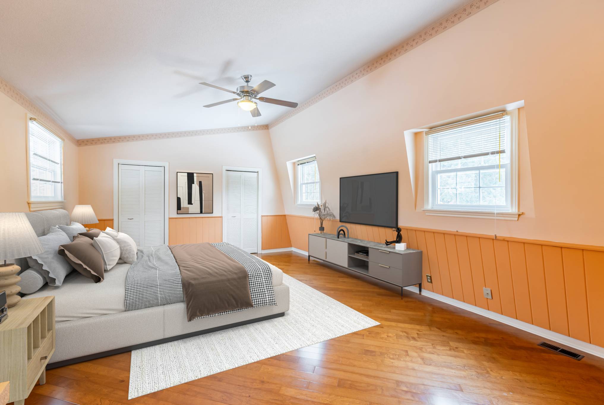 Primary Bedroom with Fireplace at 14401 Warden Avenue, Whitchurch-Stouffville