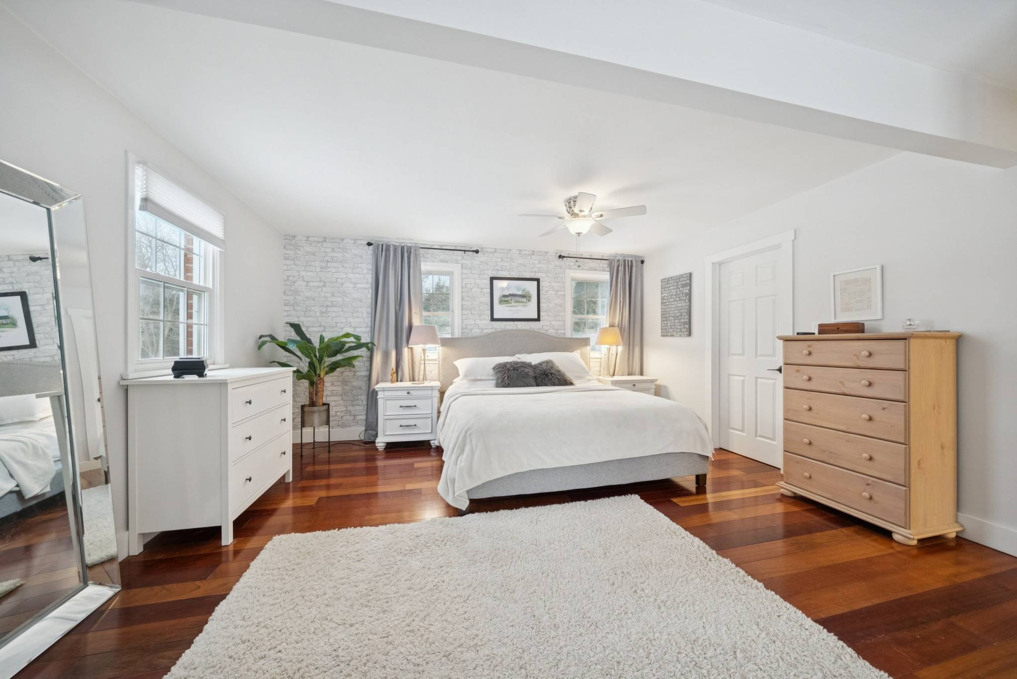 Private Primary Bedroom with Hardwood Floors and Whitchurch-Stouffville views of 14574 McCowan Road Whitchurch-Stouffville