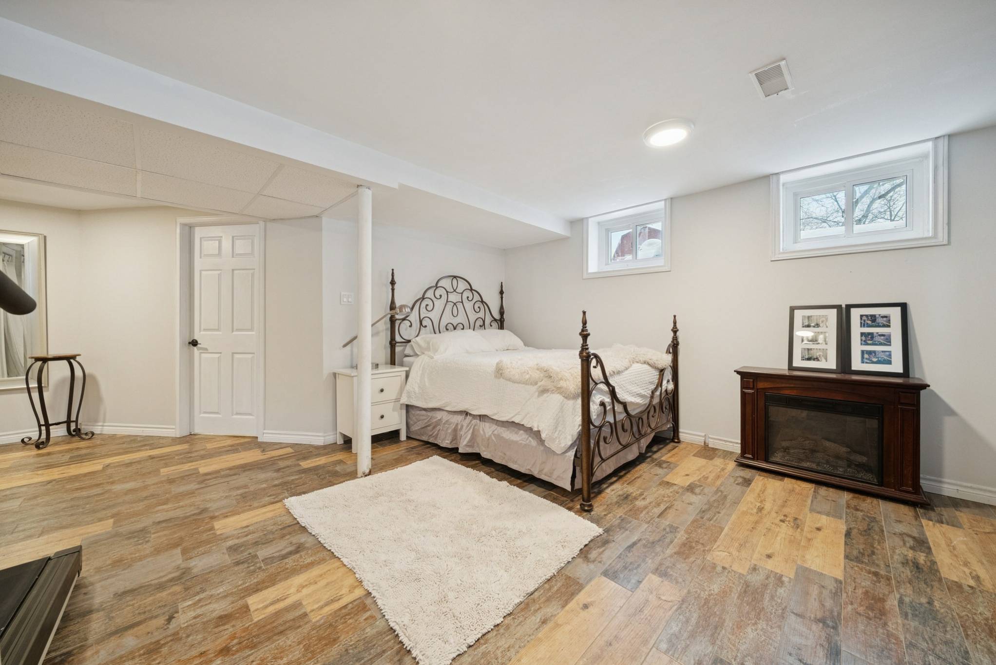 Lower Level Bedroom with Walk Up to backyard at 14574 McCowan Road Whitchurch-Stouffville