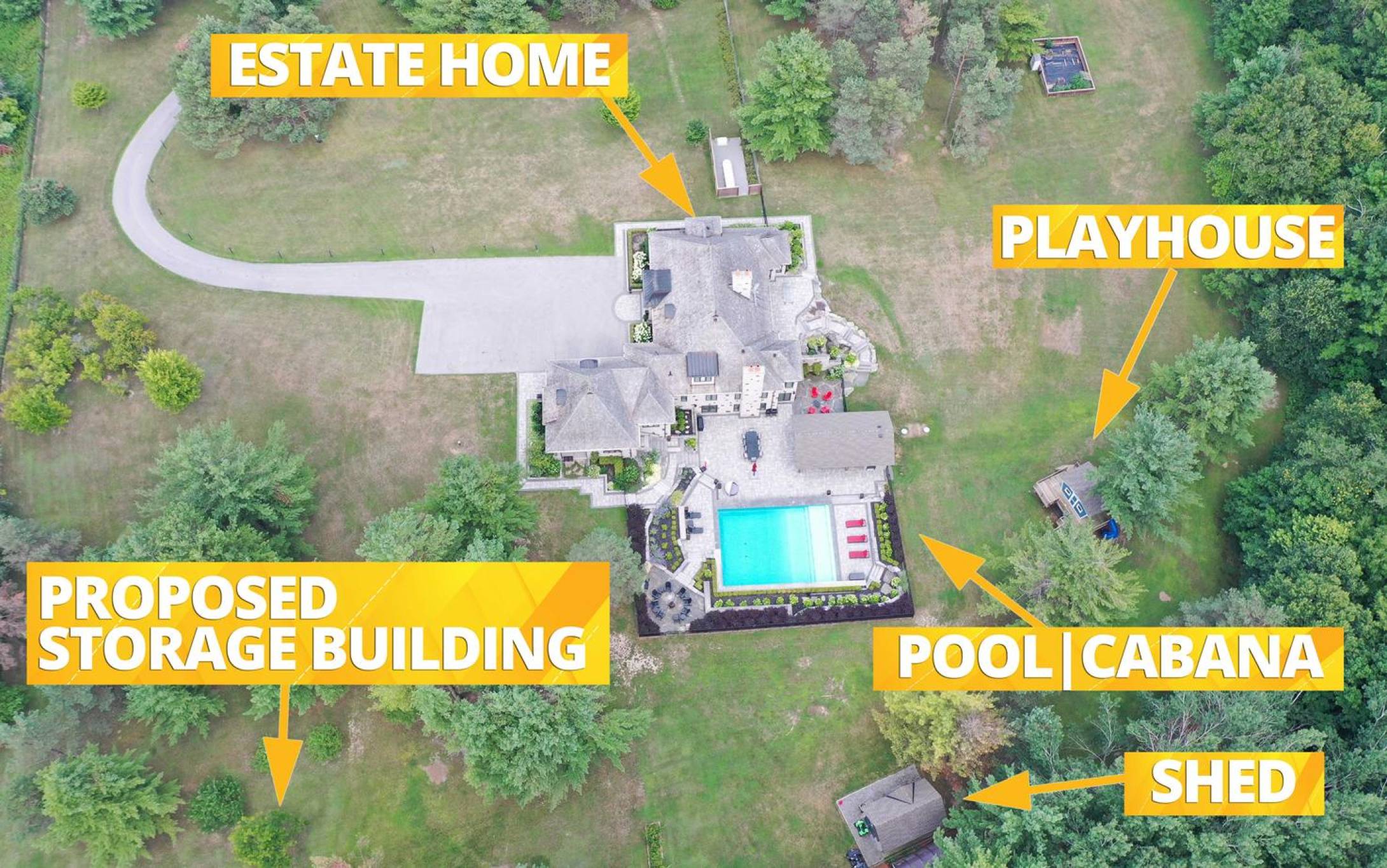 14834 York Durham Ln, Stouffville - Custom Built Stone Estate on 9 Private Rolling Acres