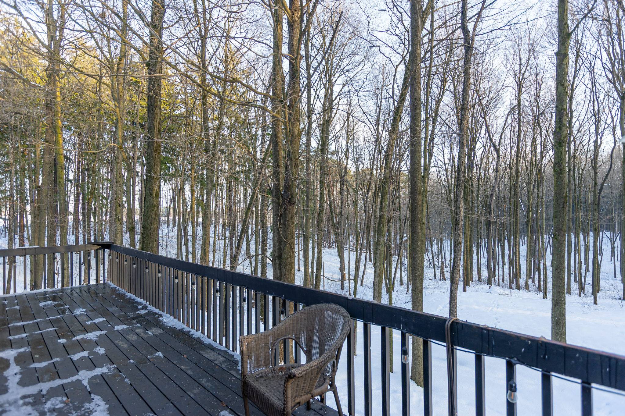 Kitchen Walkout to wrap around deck at 159 Highway 47, Uxbridge