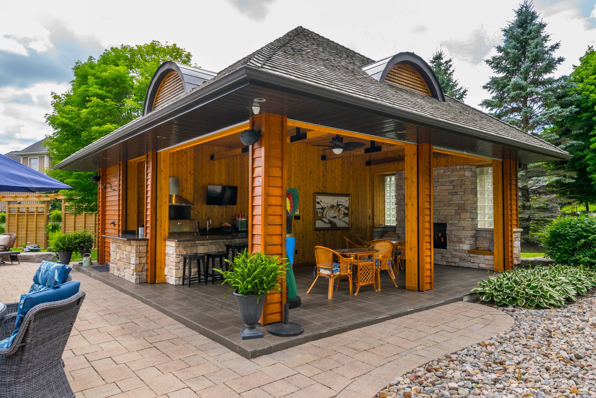 Stone & Cedar Cabana