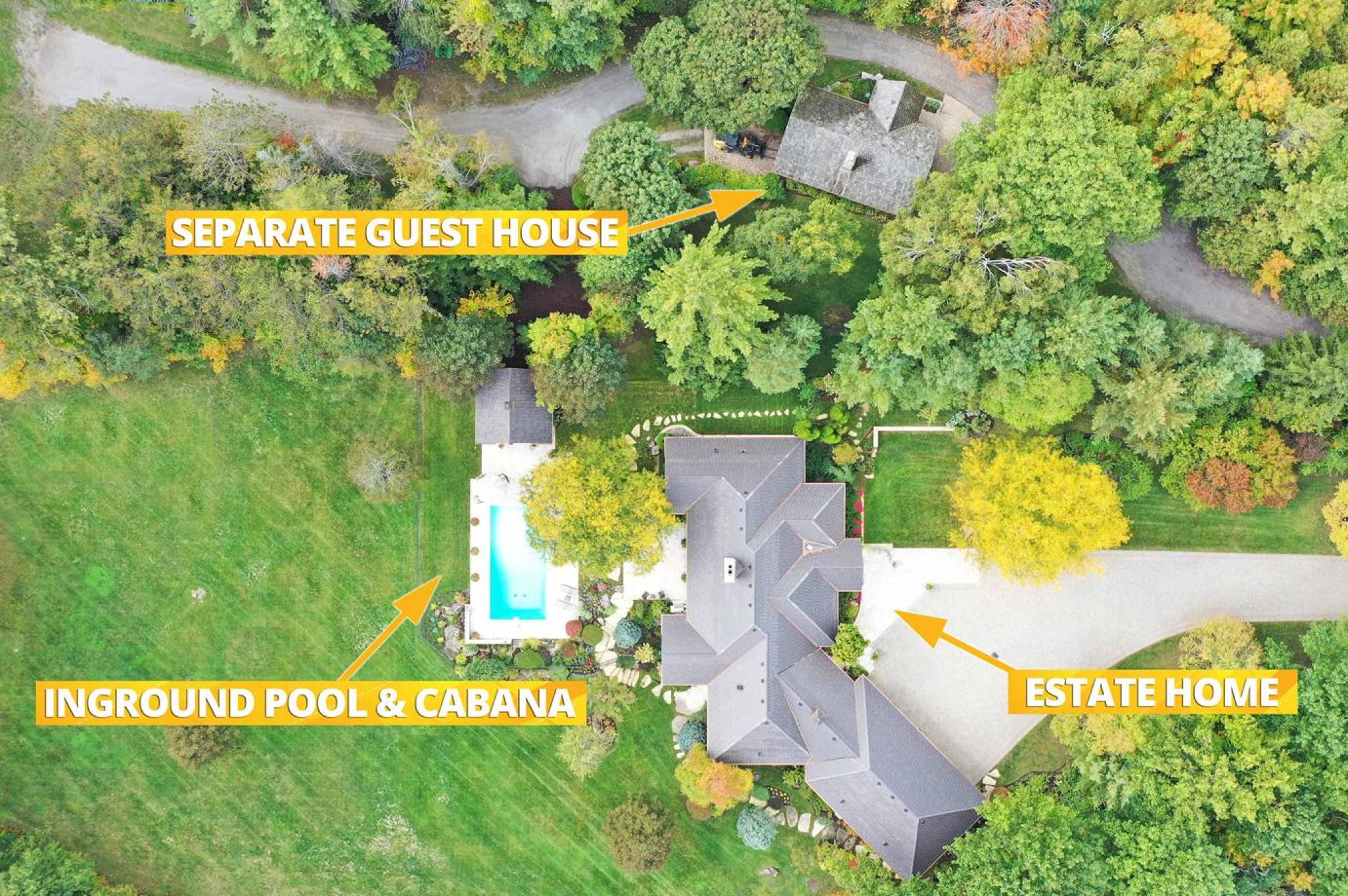 7300 Concession Rd 2, Uxbridge - 92 Acres of Pristine Forest with Pond and Guest House