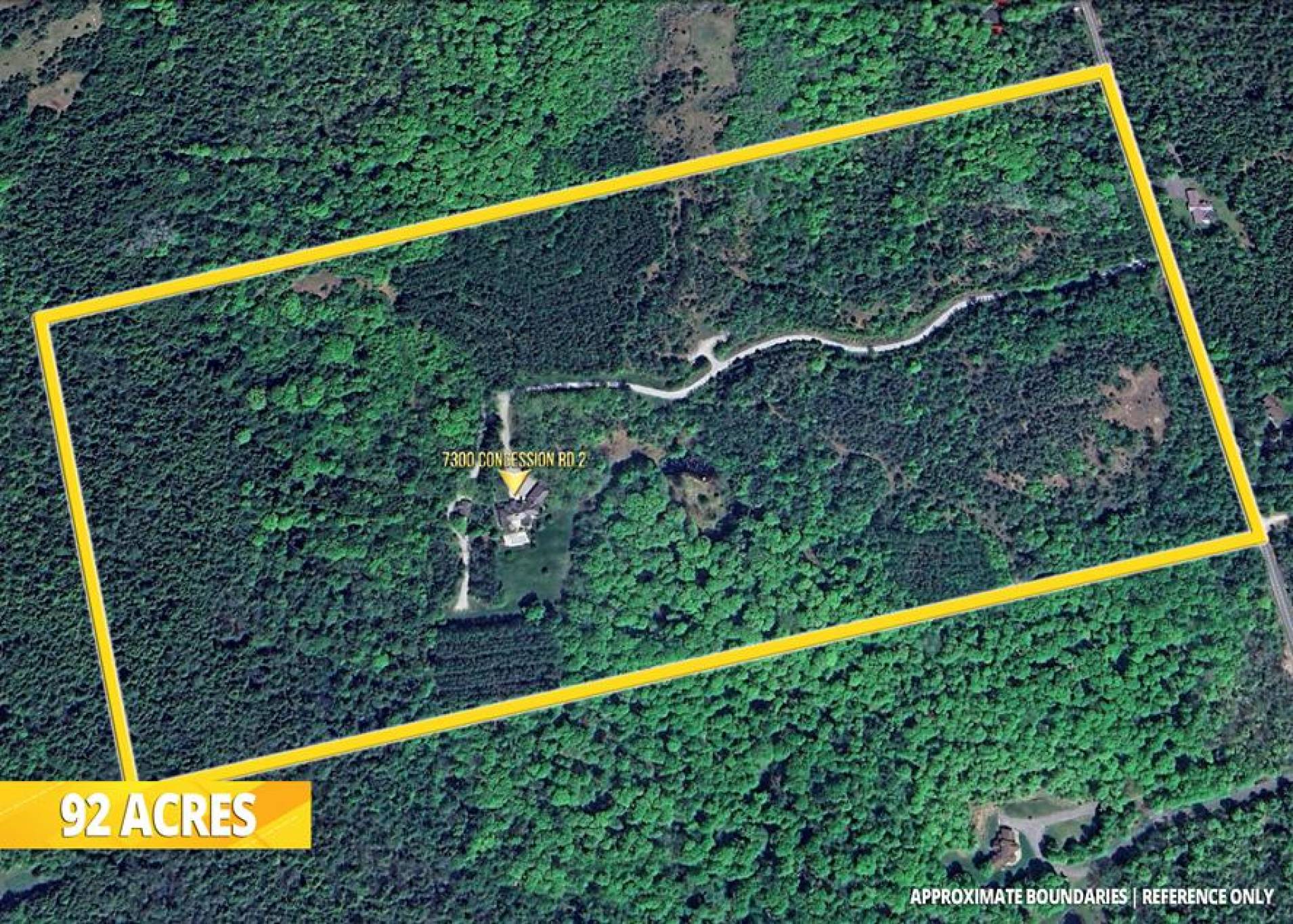 7300 Concession Rd 2, Uxbridge - 92 Acres of Pristine Forest with Pond and Guest House